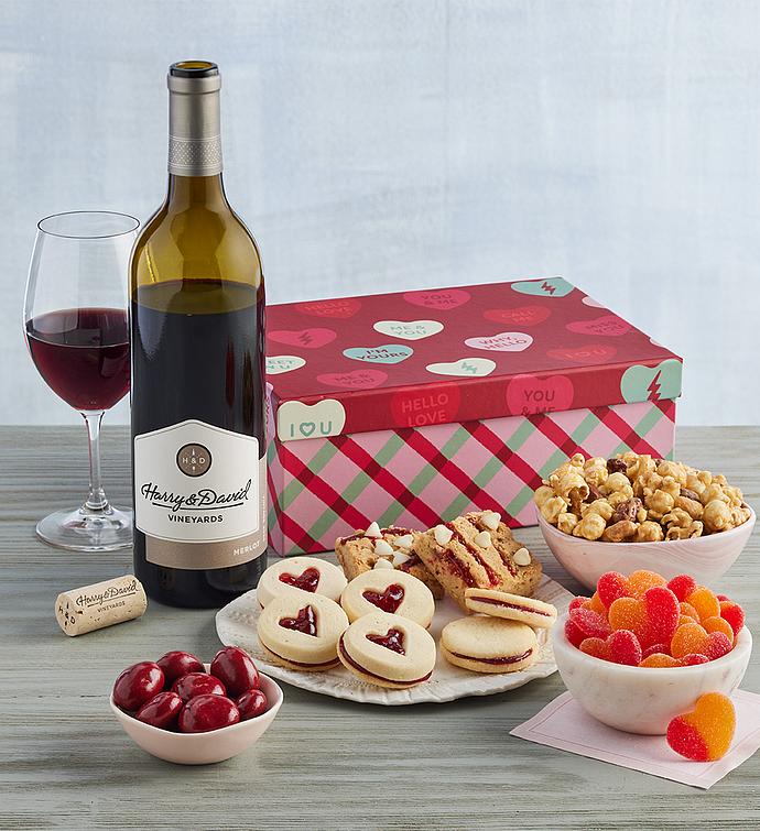 Sweets Box with Wine